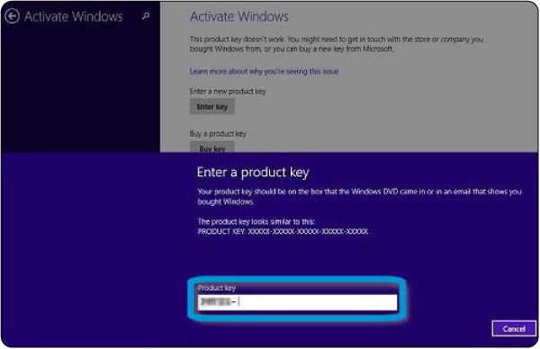 how to activate windows 8 non core edition
