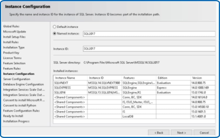 SQL Server 2017