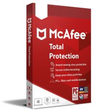 McAfee Total Protection + VPN 2024-2025, Runtime: 1 Year, Device: Unlimited Devices, image 