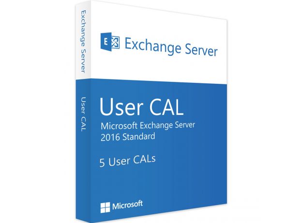 Exchange Server 2016 Standard - 5 User CALs