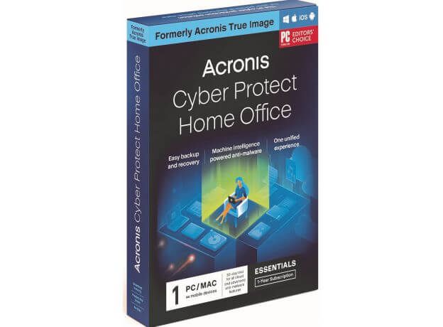 Acronis Cyber Protect Home Office Essential 2024-2025, Runtime: 1 Year, Device: 5 Devices, image 