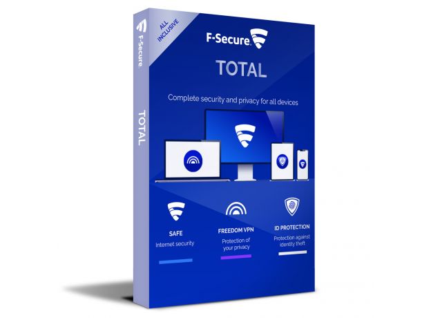 F-Secure Total Security & VPN 2024-2026, Runtime: 2 Years, Device: 3 Devices, image 