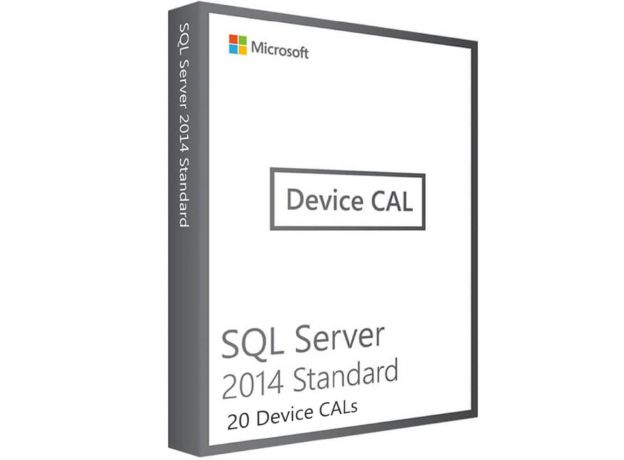 SQL Server 2014 Standard - 20 Device CALs