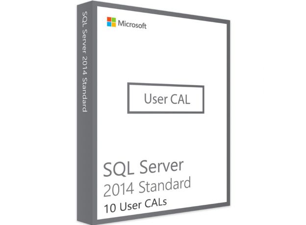 SQL Server 2014 Standard - 10 User CALs