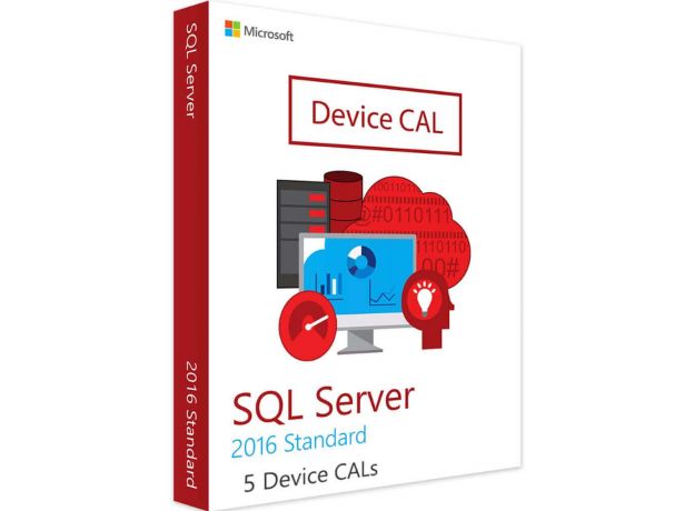 SQL Server Standard 2016 - 5 Device CALs