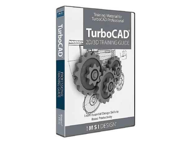 2D/3D Training Guides for TurboCAD 2020 Professional, English, image 