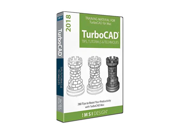 2D/3D Training Guides TurboCAD Mac, English, image 