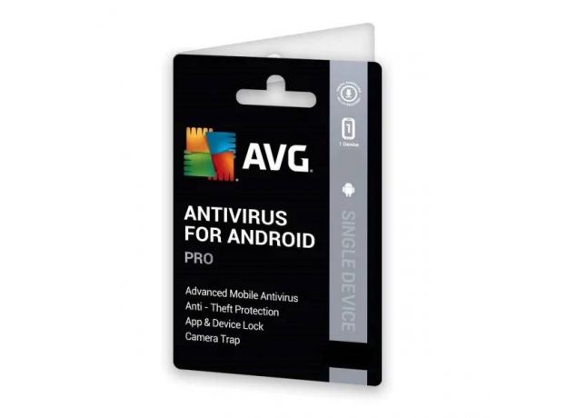 AVG AntiVirus Pro for Android 2024-2026,  Runtime: 2 Years, Device: 1 Device, image 