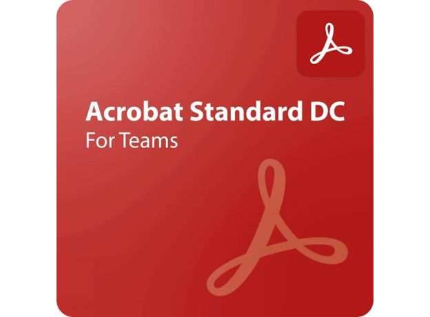 Acrobat Standard DC for Teams, Runtime: 1 Year, Users: 1 User, image 