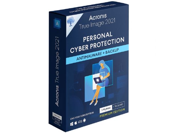 Acronis True Image 2021 Premium inclus 1 TB Cloud, Device: 1 Device, image 