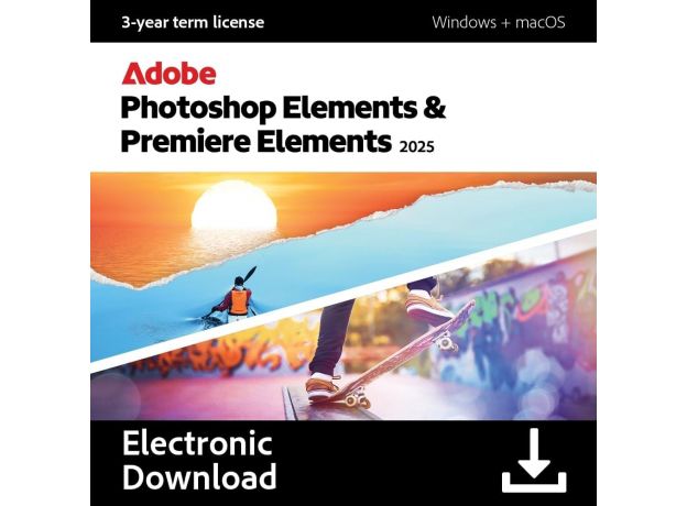 Adobe Photoshop & Premiere Elements 2025, Type of license: Education, image 