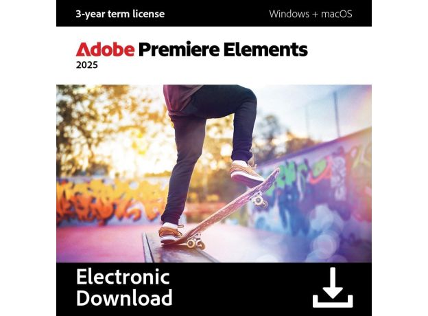 Adobe Premiere Elements 2025 For Mac, Type of license: New, Versions: Mac, image 