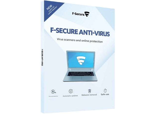 F-Secure Antivirus 2024-2026, Type of license: New,  Runtime: 2 Years, Device: 5 Devices, image 