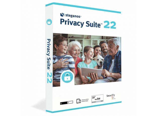 Steganos Privacy Suite 22 2024-2025,  Runtime: 1 Year, Device: 5 Devices, image 