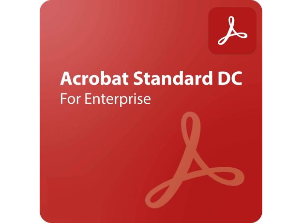 Acrobat Standard DC for Enterprise, Runtime: 1 Year, Users: 10 Users, image 