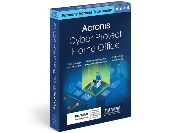 Acronis Cyber Protect Home Office Premium 2025-2026, Time and storage: 1 year + 1 TB Cloud Storage, Device: 3 Devices, image 